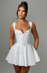 Antonella Mini Graceful Dress Ivory Dress