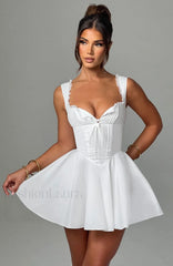 Antonella Mini Graceful Dress Ivory Dress