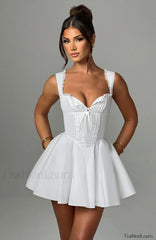 Antonella Mini Graceful Dress Ivory Dress