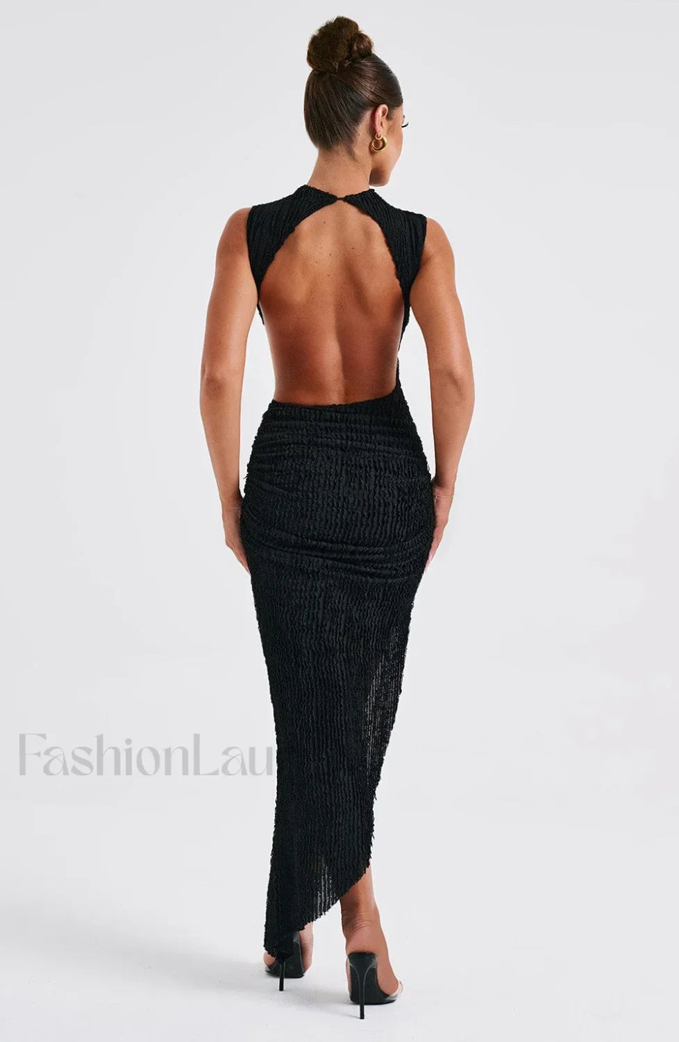 Aphrodite Midi Graceful Dress Black Dress