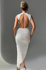 Aphrodite Midi Graceful Dress Ivory Dress