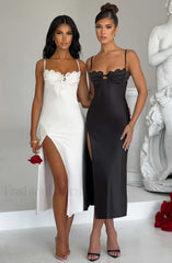 Ardelle Midi Graceful Dress Black Dress