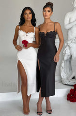 Ardelle Midi Graceful Dress Black Dress