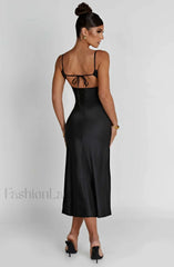 Ardelle Midi Graceful Dress Black Dress