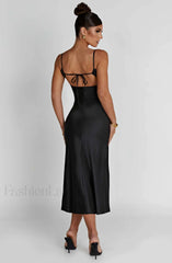 Ardelle Midi Graceful Dress Black Dress