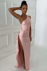 Ariel Maxi Graceful Dress Blush Dress