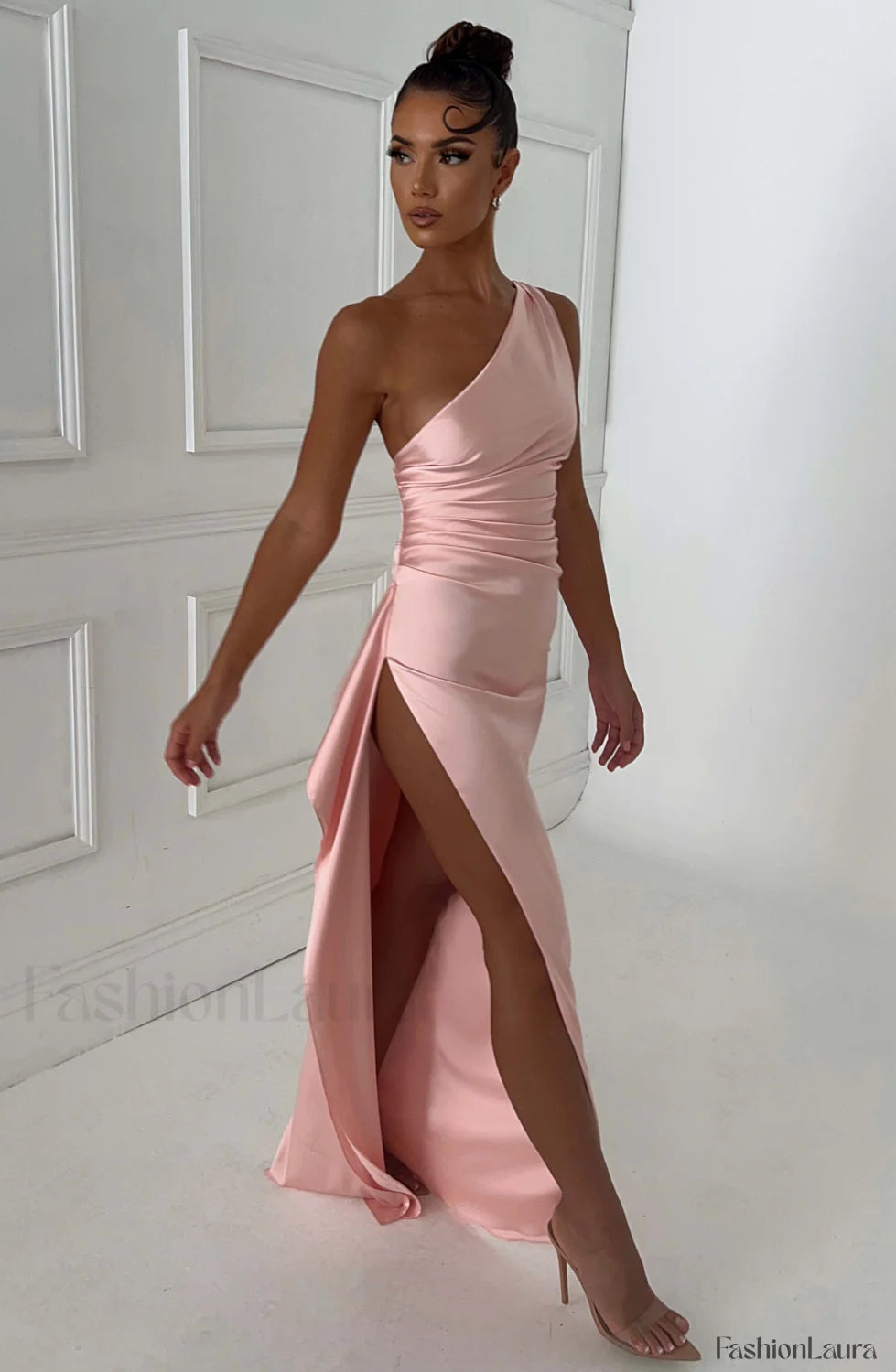Ariel Maxi Graceful Dress Blush Dress