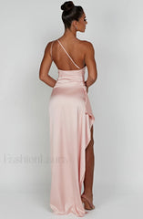Ariel Maxi Graceful Dress Blush Dress