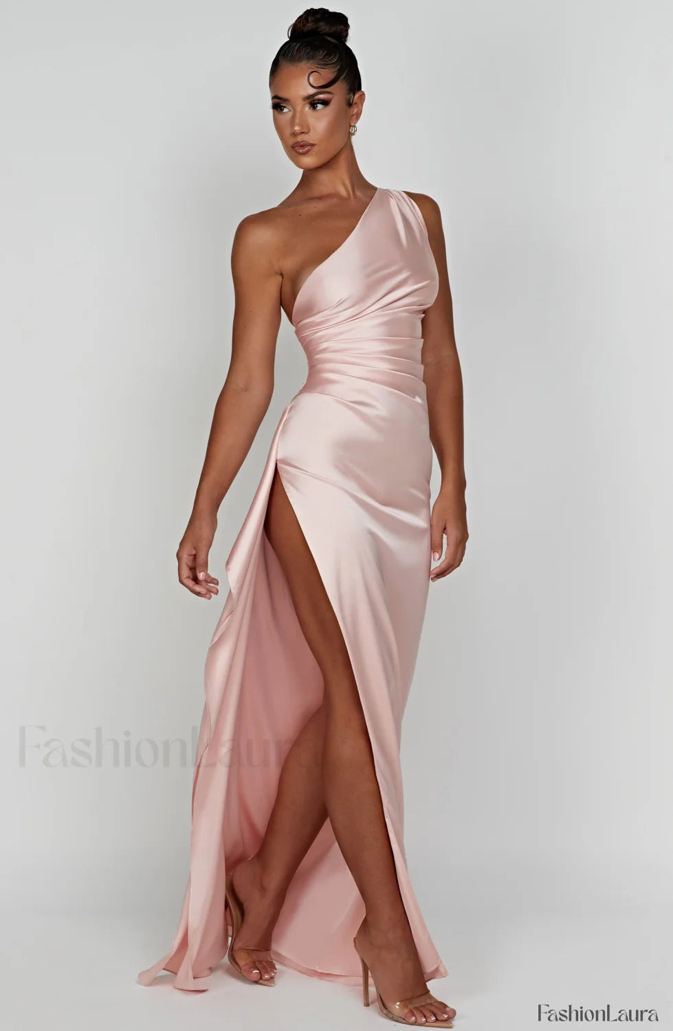 Ariel Maxi Graceful Dress Blush Dress