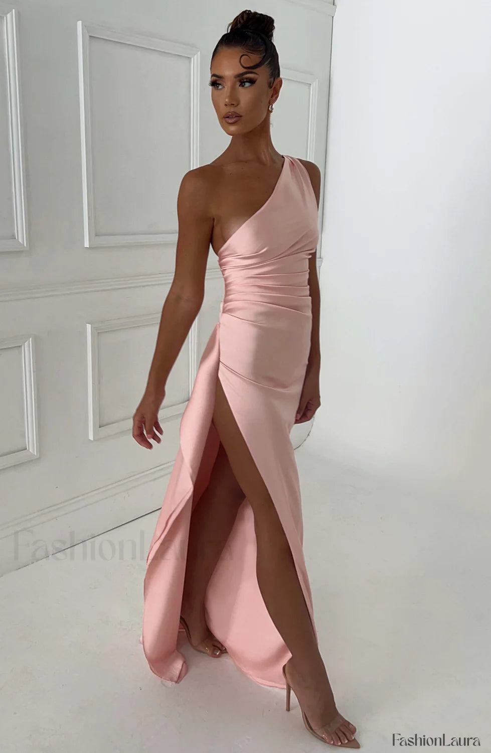 Ariel Maxi Graceful Dress Blush Dress