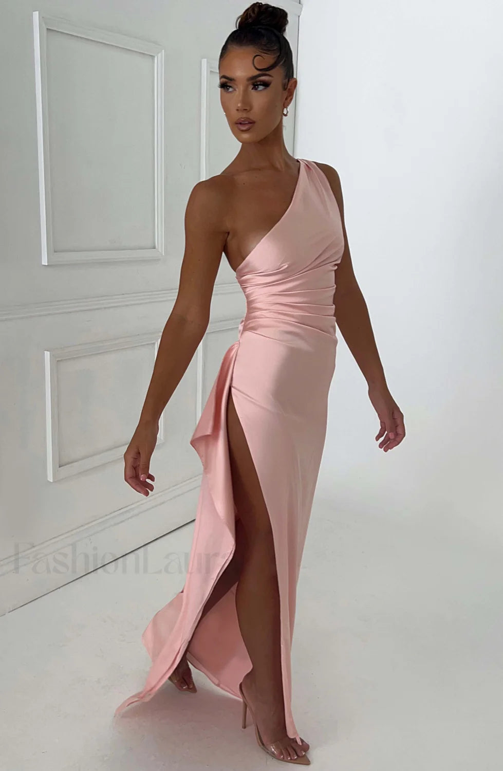 Ariel Maxi Graceful Dress Blush Dress
