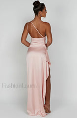 Ariel Maxi Graceful Dress Blush Dress