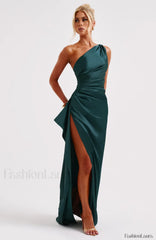 Ariel Maxi Graceful Dress Emerald Dress