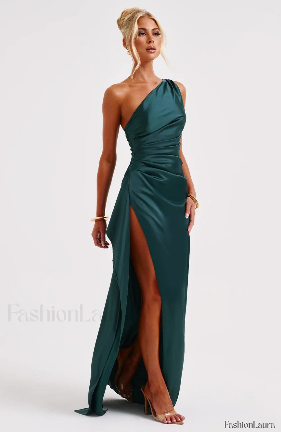 Ariel Maxi Graceful Dress Emerald Dress
