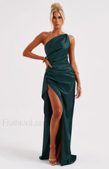 Ariel Maxi Graceful Dress Emerald Dress