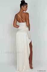 Ariel Maxi Graceful Dress Ivory Dress