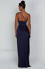 Ariel Maxi Graceful Dress Navy Dress