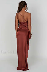 Ariel Maxi Graceful Dress Rust Dress
