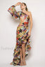 Asfrid Printed Stylish Maxi Dress XS / 1#