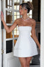 Asha Mini Graceful Dress Ivory XS Dress