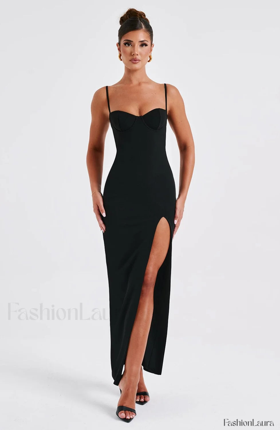 Asteria Maxi Graceful Dress Black Dress