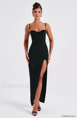 Asteria Maxi Graceful Dress Black Dress