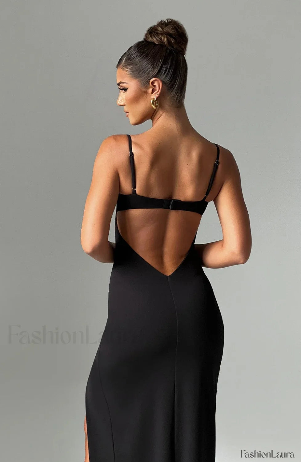 Asteria Maxi Graceful Dress Black Dress