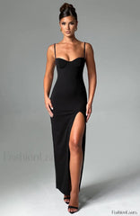 Asteria Maxi Graceful Dress Black XS Dress