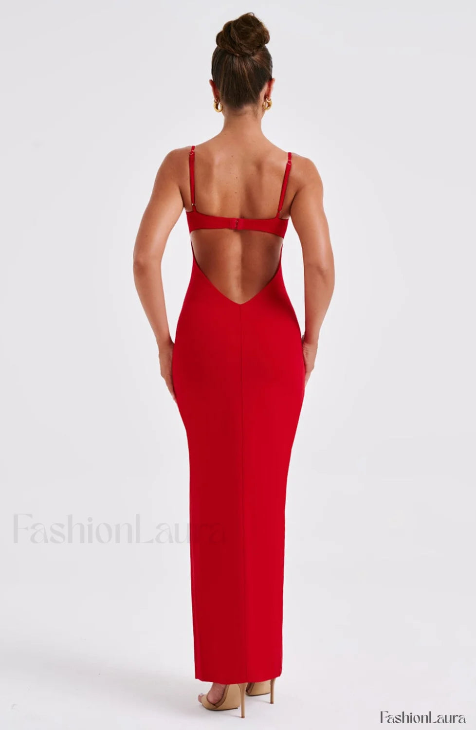 Asteria Maxi Graceful Dress Red Dress
