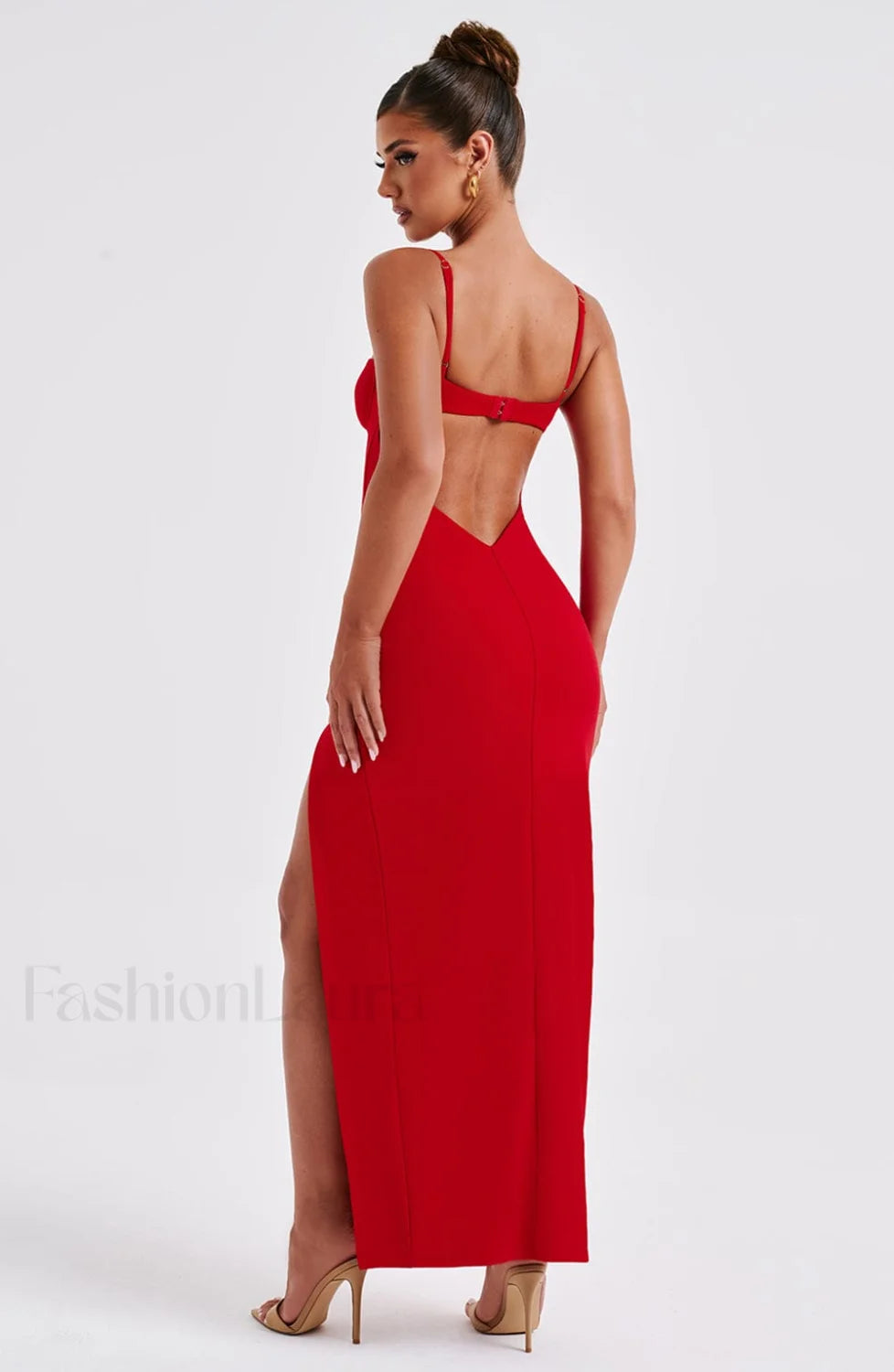 Asteria Maxi Graceful Dress Red Dress