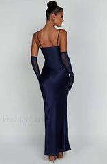 Athena Maxi Graceful Dress Navy Dress