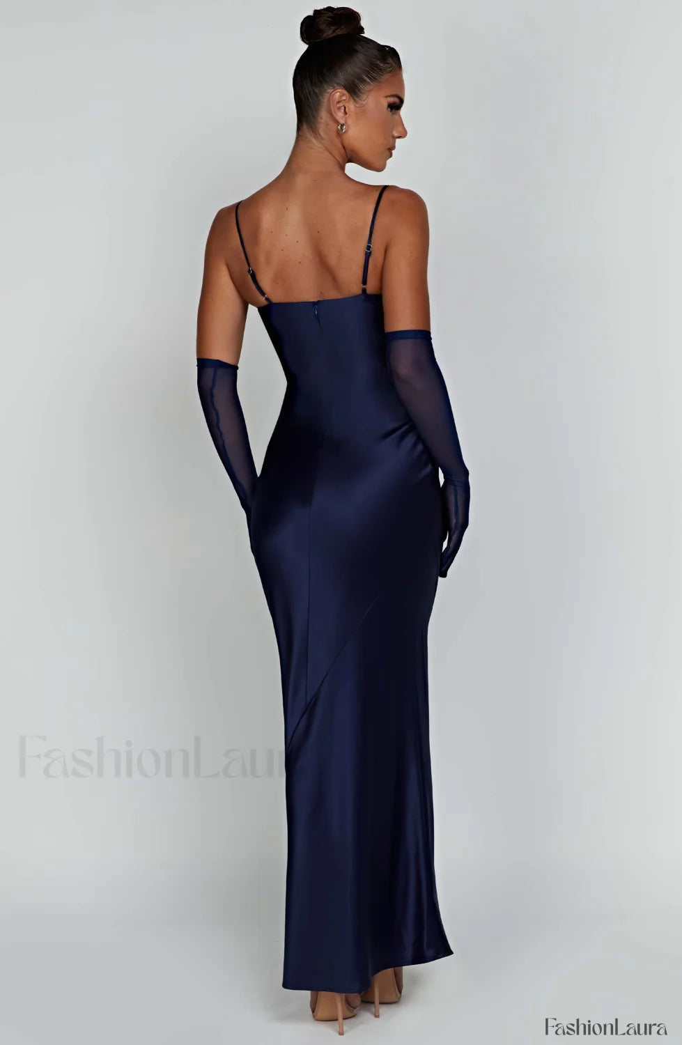 Athena Maxi Graceful Dress Navy Dress