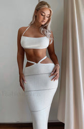 Aubery Maxi Graceful Skirt White XS Skirt