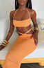 Aubery Top Graceful Orange XS Tops