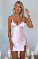 Avril Mini Graceful Dress Blush Dress