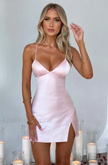 Avril Mini Graceful Dress Blush Dress