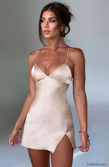 Avril Mini Graceful Dress Champagne Dress