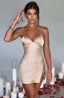 Avril Mini Graceful Dress Champagne S Dress