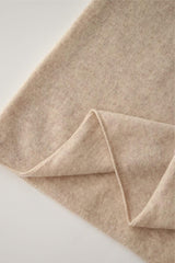 High Neck Flocked Slouchy Knit Dress