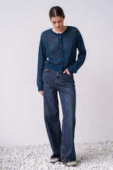 Relaxed Fit Knit Cardigan