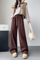 Plush Heavyweight Draped Knit Pants