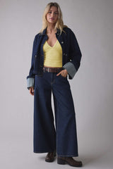 Deep V Ruched Sleeveless Tank Top