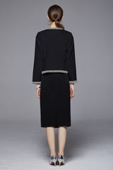 Beaded Open Front Short Coat coats