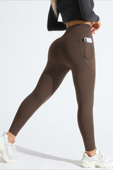 High-Rise Fleece Lined Side Pocket Leggings