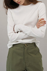 Classic Round Neck Knit Top