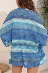 Crochet Tie Dye Relaxed Cardigan