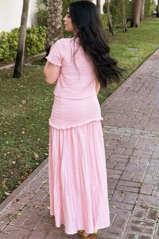 Elegant Knitted Short Sleeve Cropped Cardigan