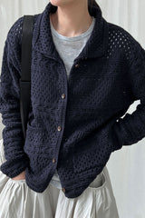 Openwork Knit Cardigan