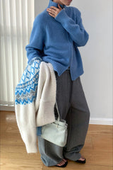 Soft Knit Zipper Cardigan