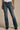 Chic Stretch Rhinestone Trim Flare Jeans Secondary image